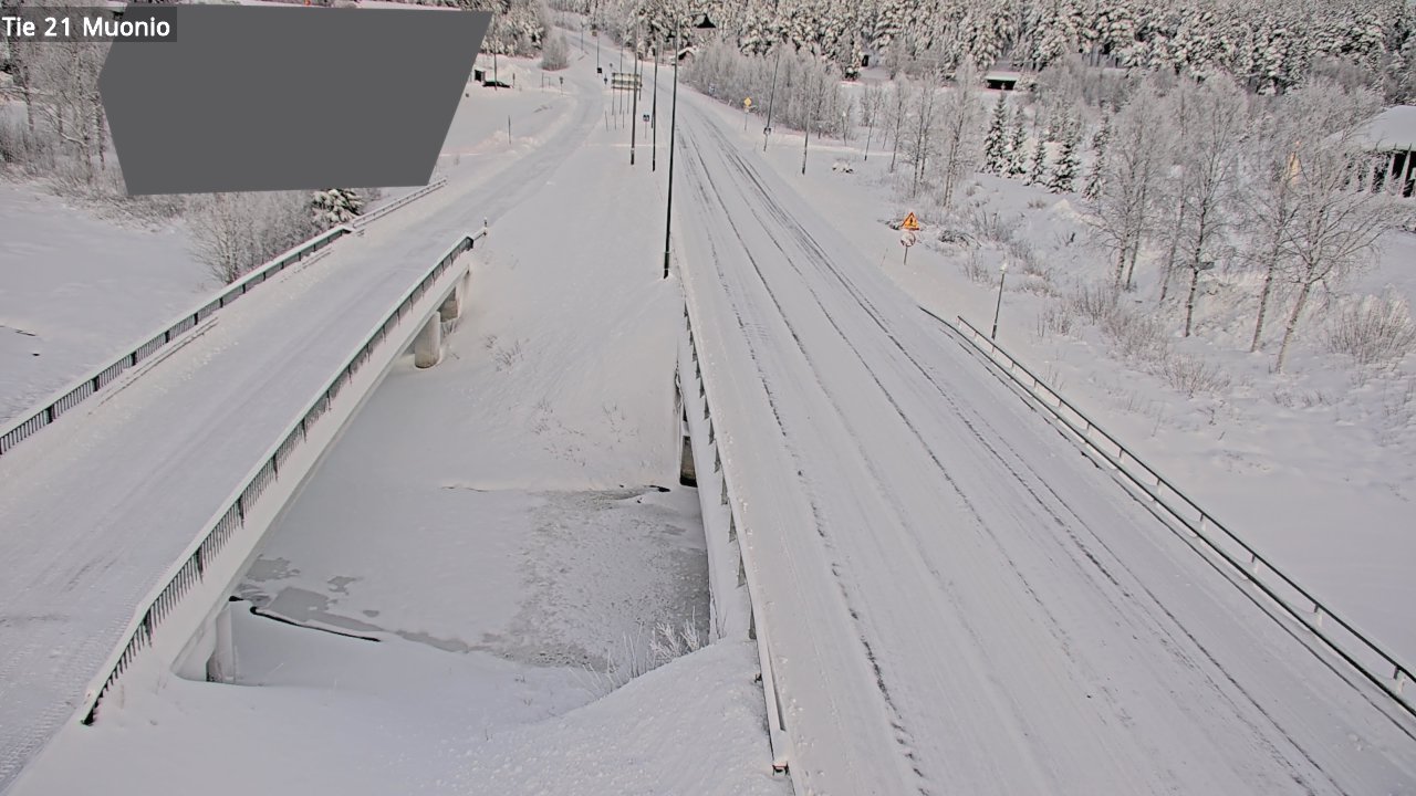 Weather Camera Image Väg 21 Muonio, Muonio, Lappi