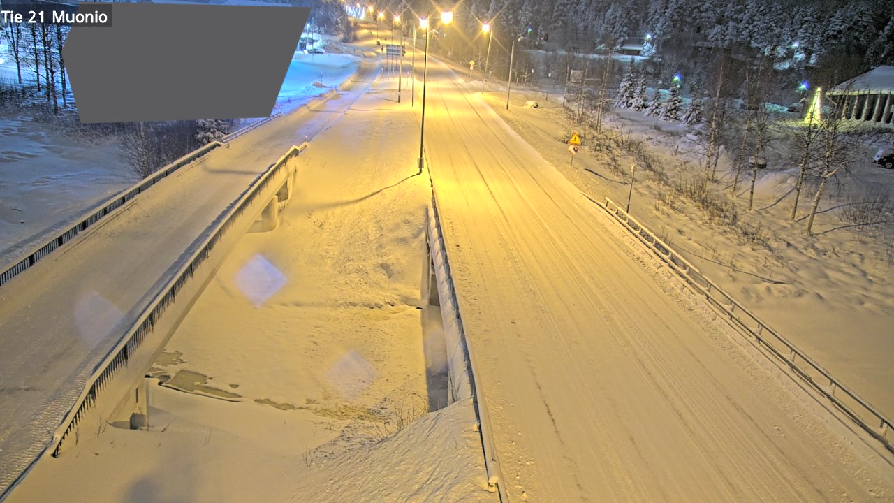 Weather Camera Image Väg 21 Muonio, Muonio, Lappi