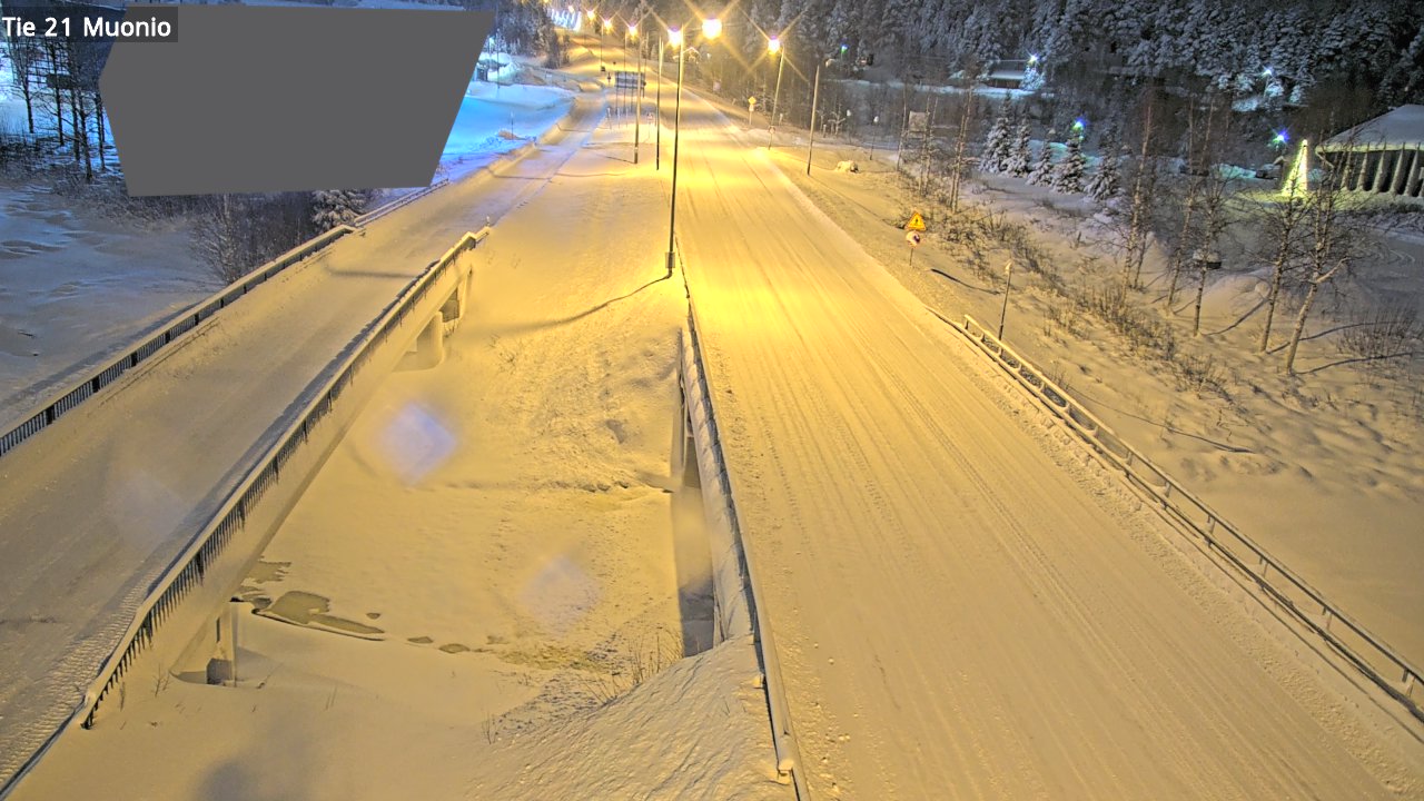 Weather Camera Image Väg 21 Muonio, Muonio, Lappi