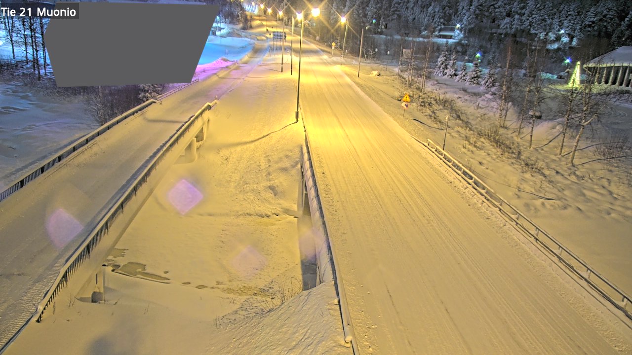 Weather Camera Image Väg 21 Muonio, Muonio, Lappi