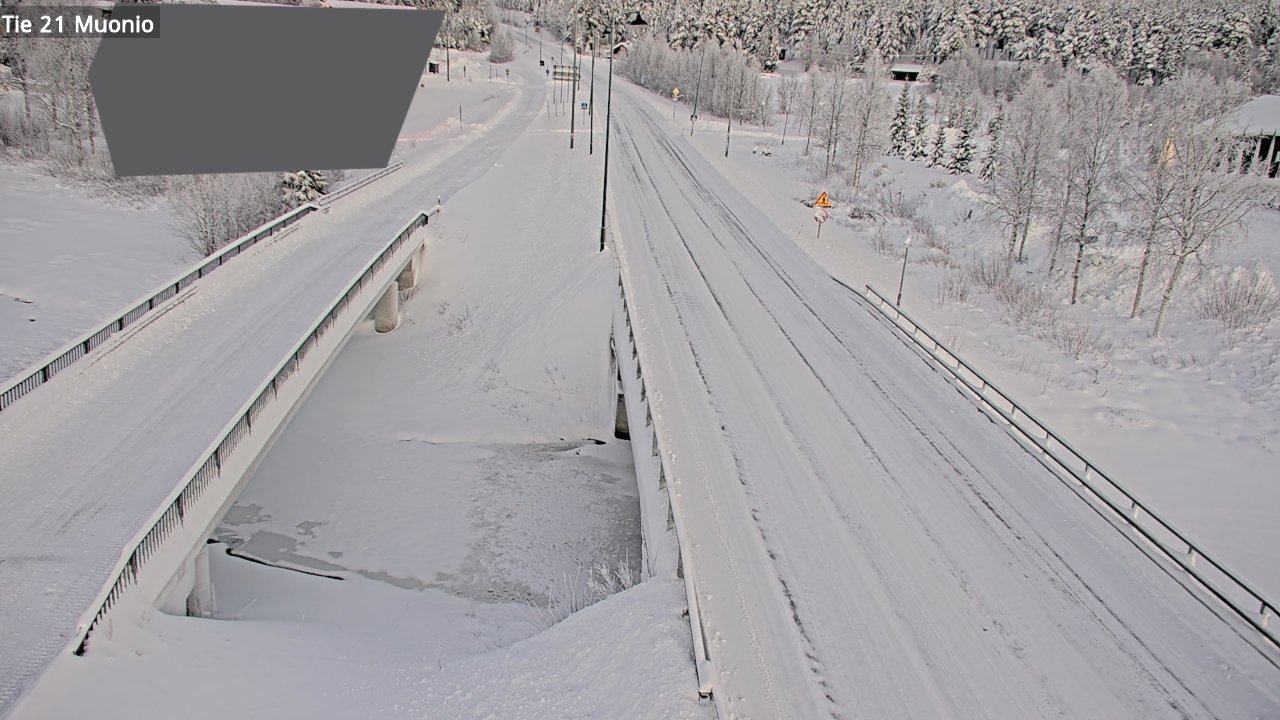 Weather Camera Image Väg 21 Muonio, Muonio, Lappi