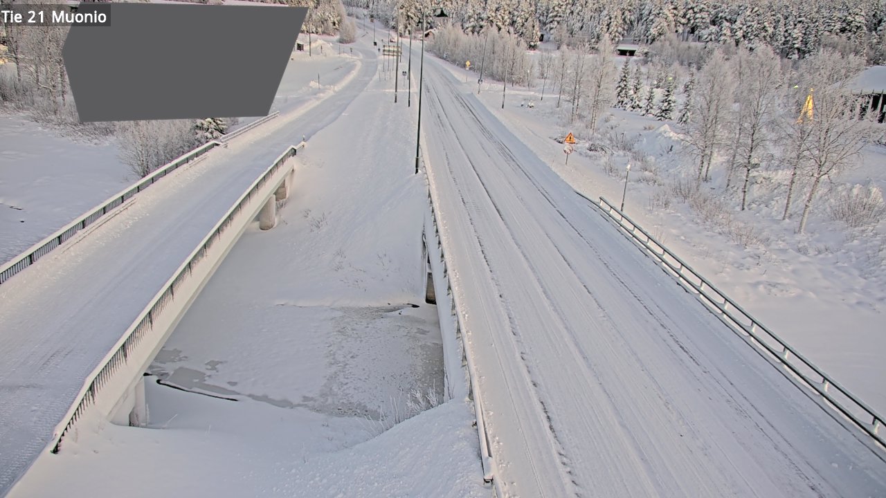 Weather Camera Image Väg 21 Muonio, Muonio, Lappi