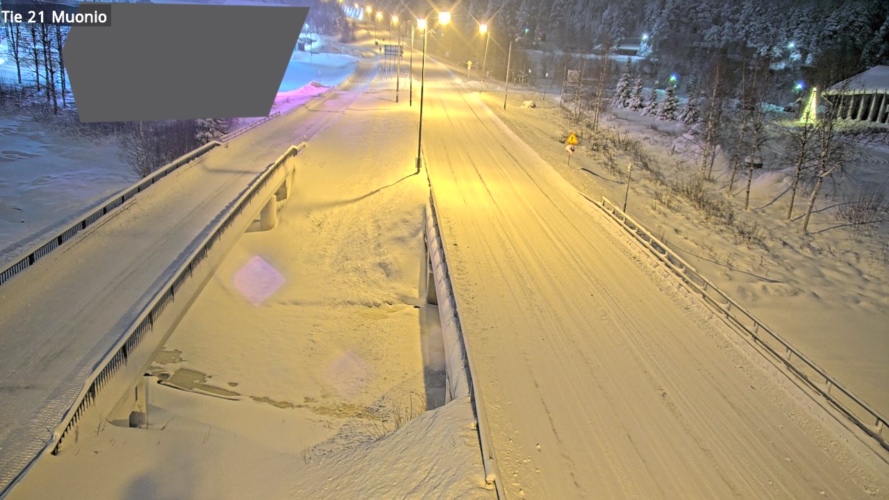 Weather Camera Image Väg 21 Muonio, Muonio, Lappi