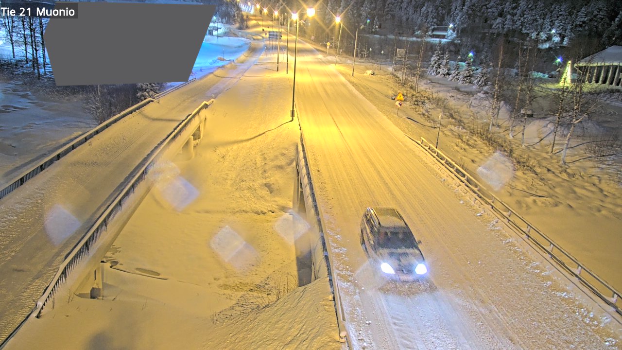 Weather Camera Image Väg 21 Muonio, Muonio, Lappi