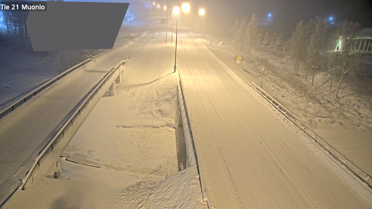 Weather Camera Image Väg 21 Muonio, Muonio, Lappi