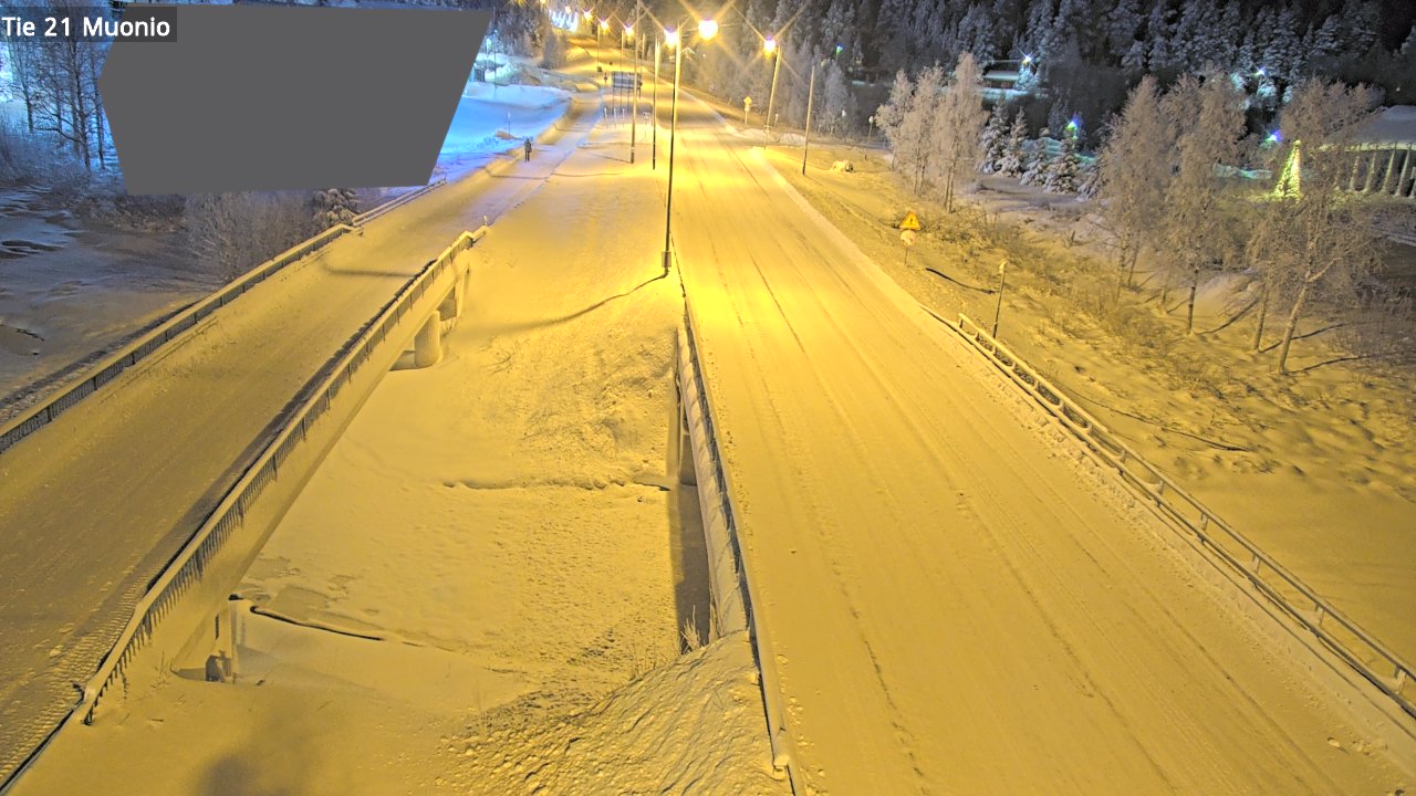 Weather Camera Image Väg 21 Muonio, Muonio, Lappi