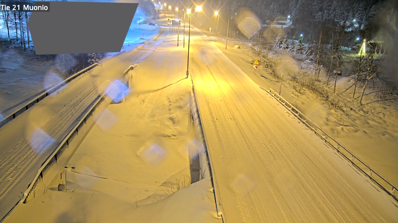 Weather Camera Image Väg 21 Muonio, Muonio, Lappi