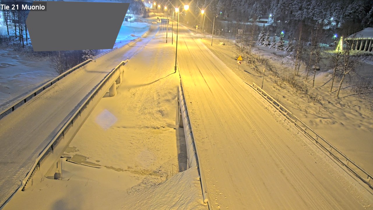 Weather Camera Image Väg 21 Muonio, Muonio, Lappi