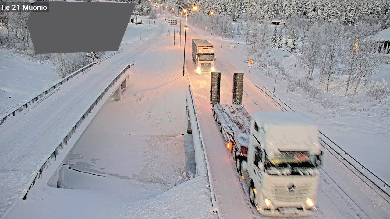 Weather Camera Image Road 21 Muonio, Muonio, Lappi