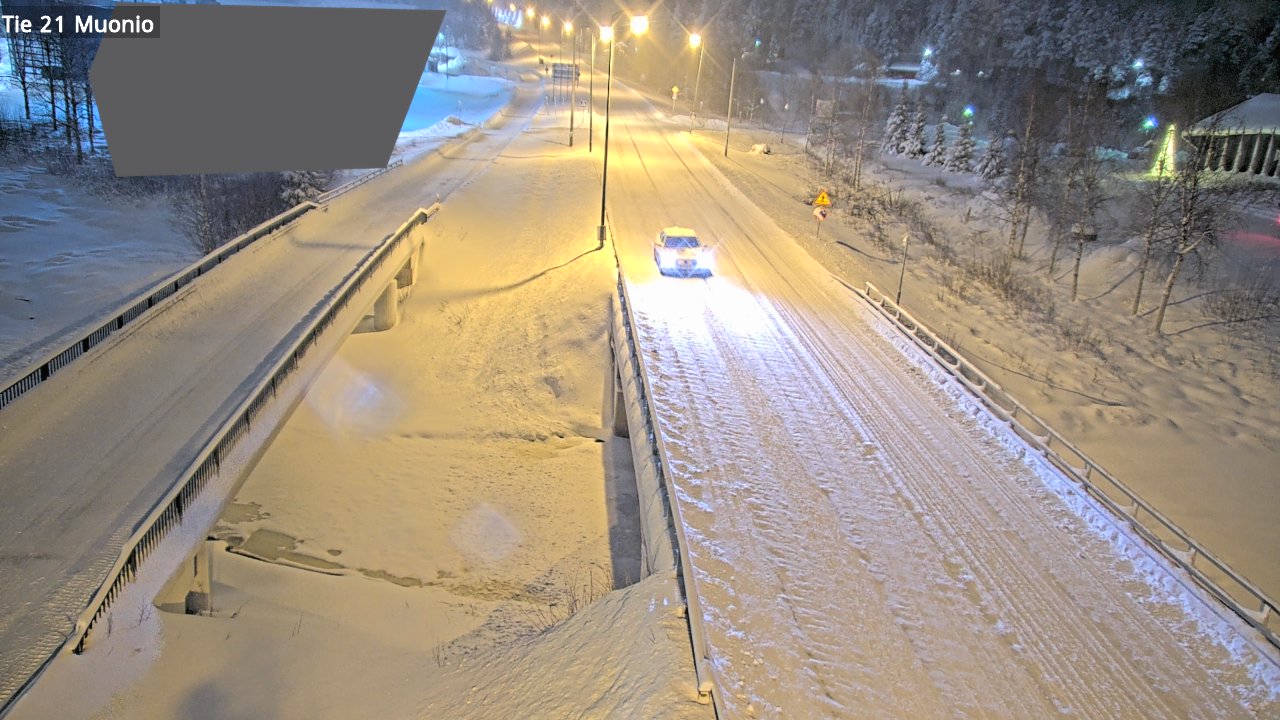 Weather Camera Image Väg 21 Muonio, Muonio, Lappi