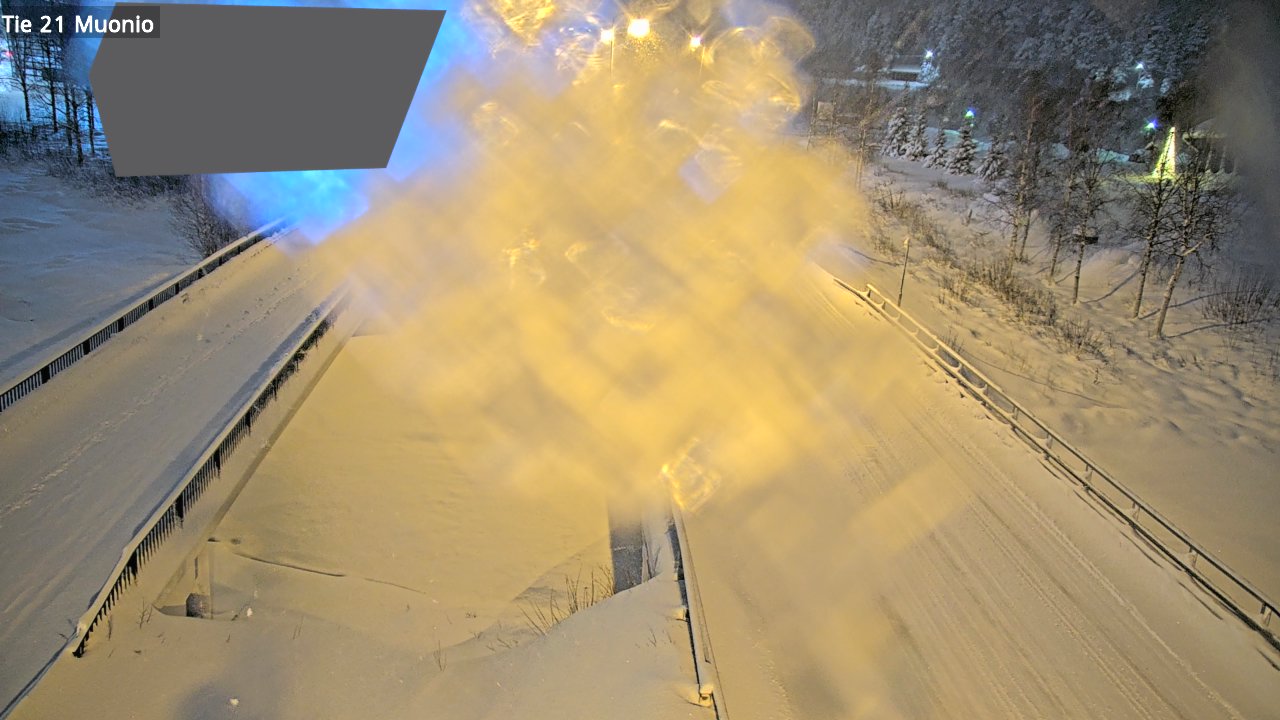 Weather Camera Image Väg 21 Muonio, Muonio, Lappi