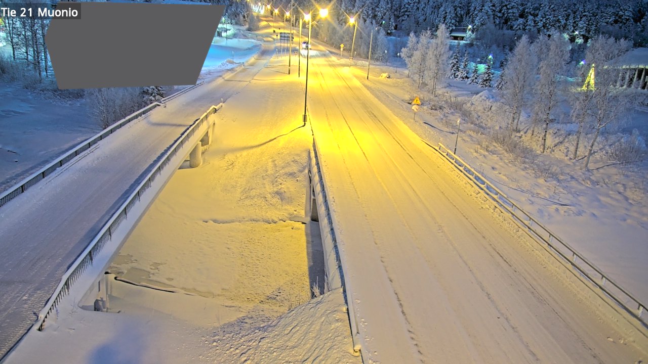 Weather Camera Image Väg 21 Muonio, Muonio, Lappi