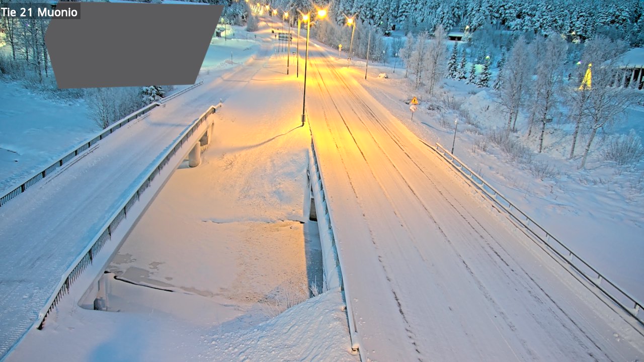 Weather Camera Image Road 21 Muonio, Muonio, Lappi
