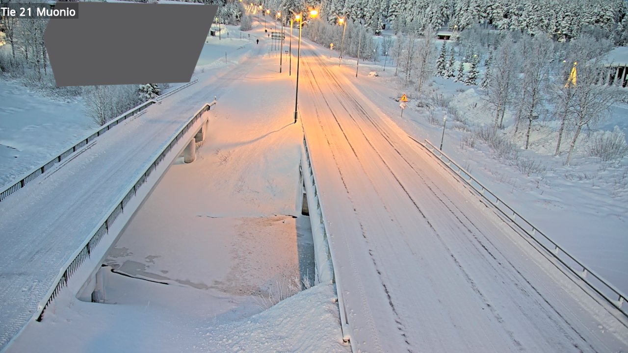 Weather Camera Image Road 21 Muonio, Muonio, Lappi