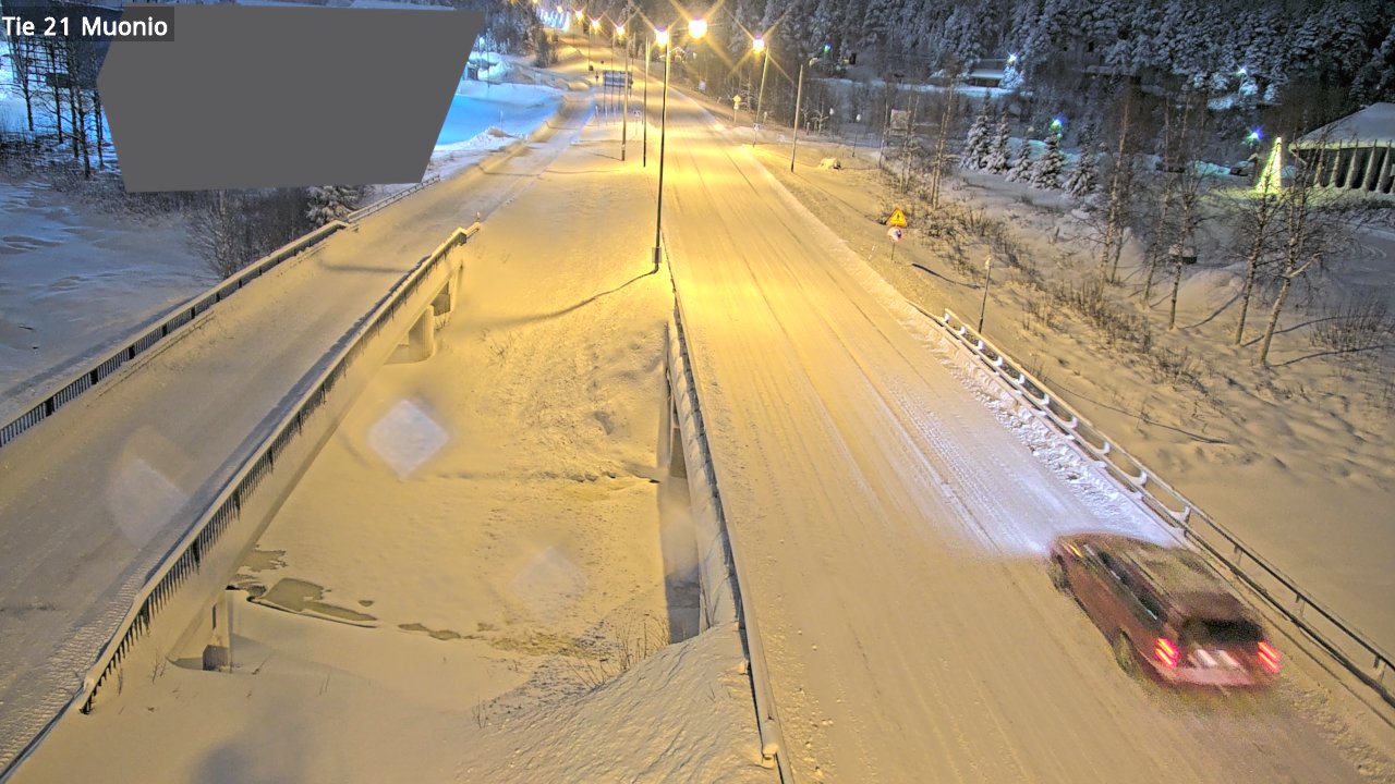 Weather Camera Image Väg 21 Muonio, Muonio, Lappi