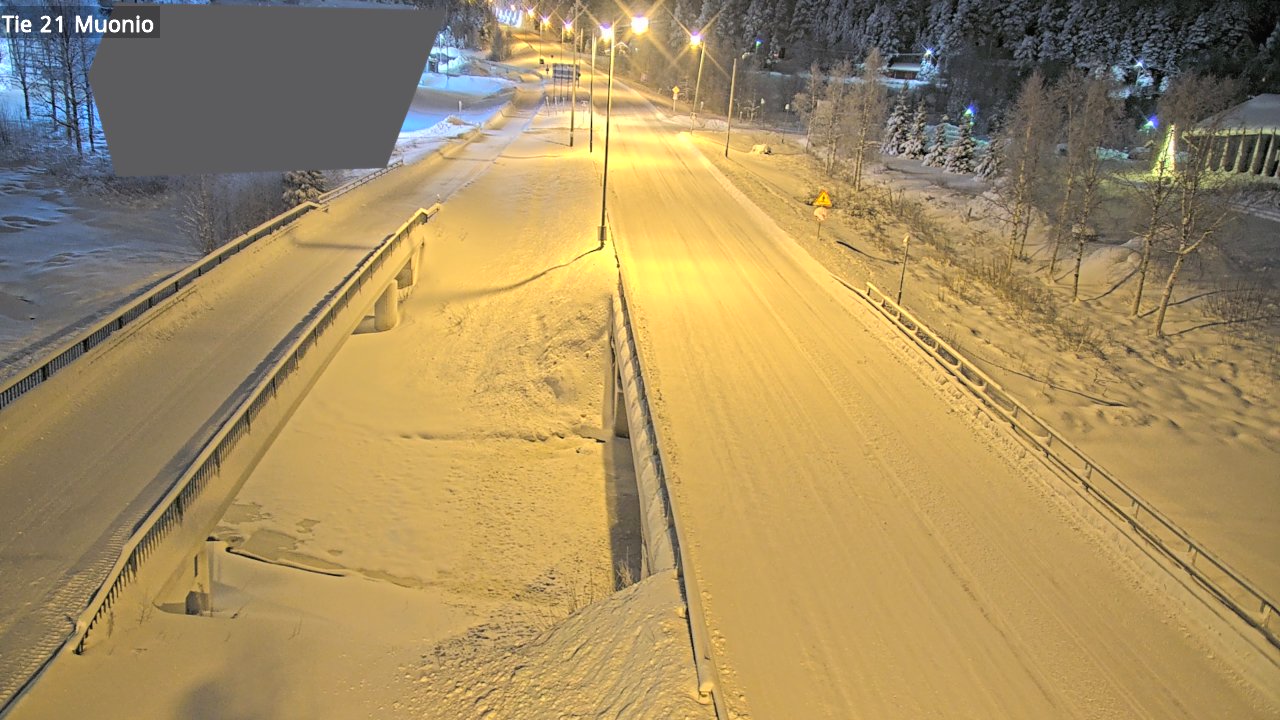 Weather Camera Image Väg 21 Muonio, Muonio, Lappi