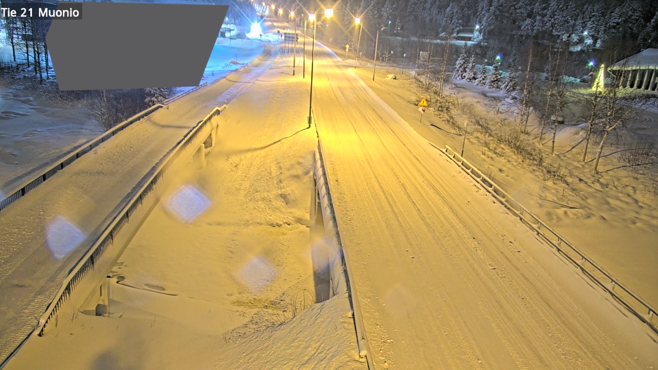 Weather Camera Image Väg 21 Muonio, Muonio, Lappi