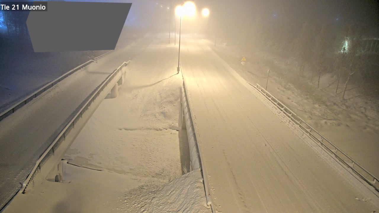 Weather Camera Image Väg 21 Muonio, Muonio, Lappi