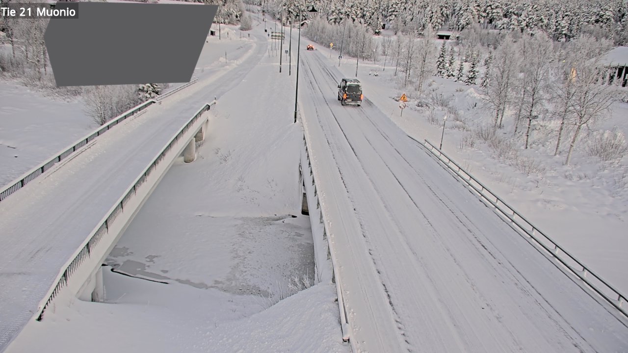 Weather Camera Image Väg 21 Muonio, Muonio, Lappi