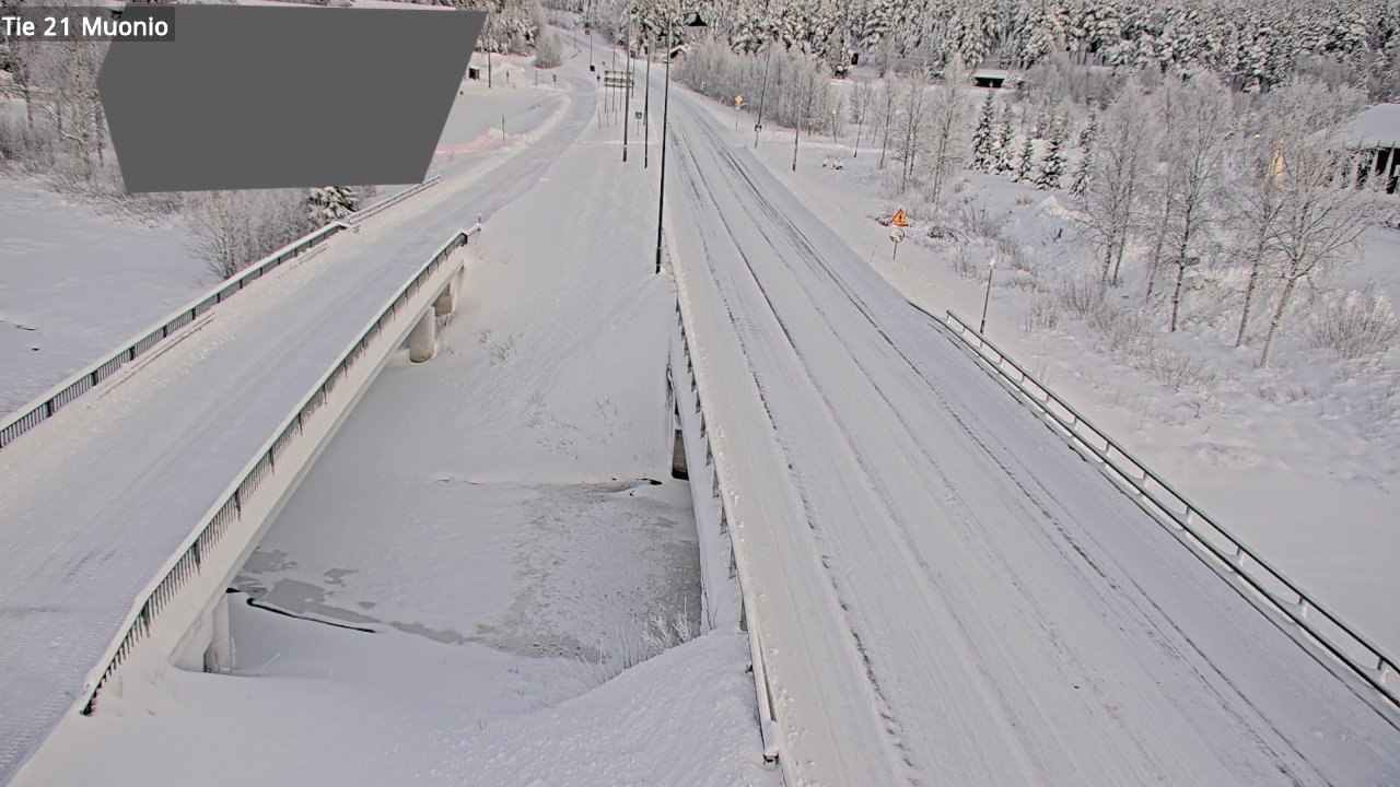 Weather Camera Image Väg 21 Muonio, Muonio, Lappi