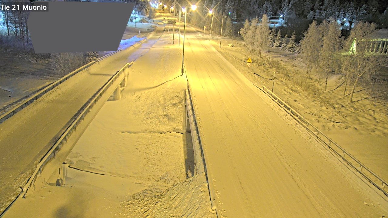 Weather Camera Image Väg 21 Muonio, Muonio, Lappi