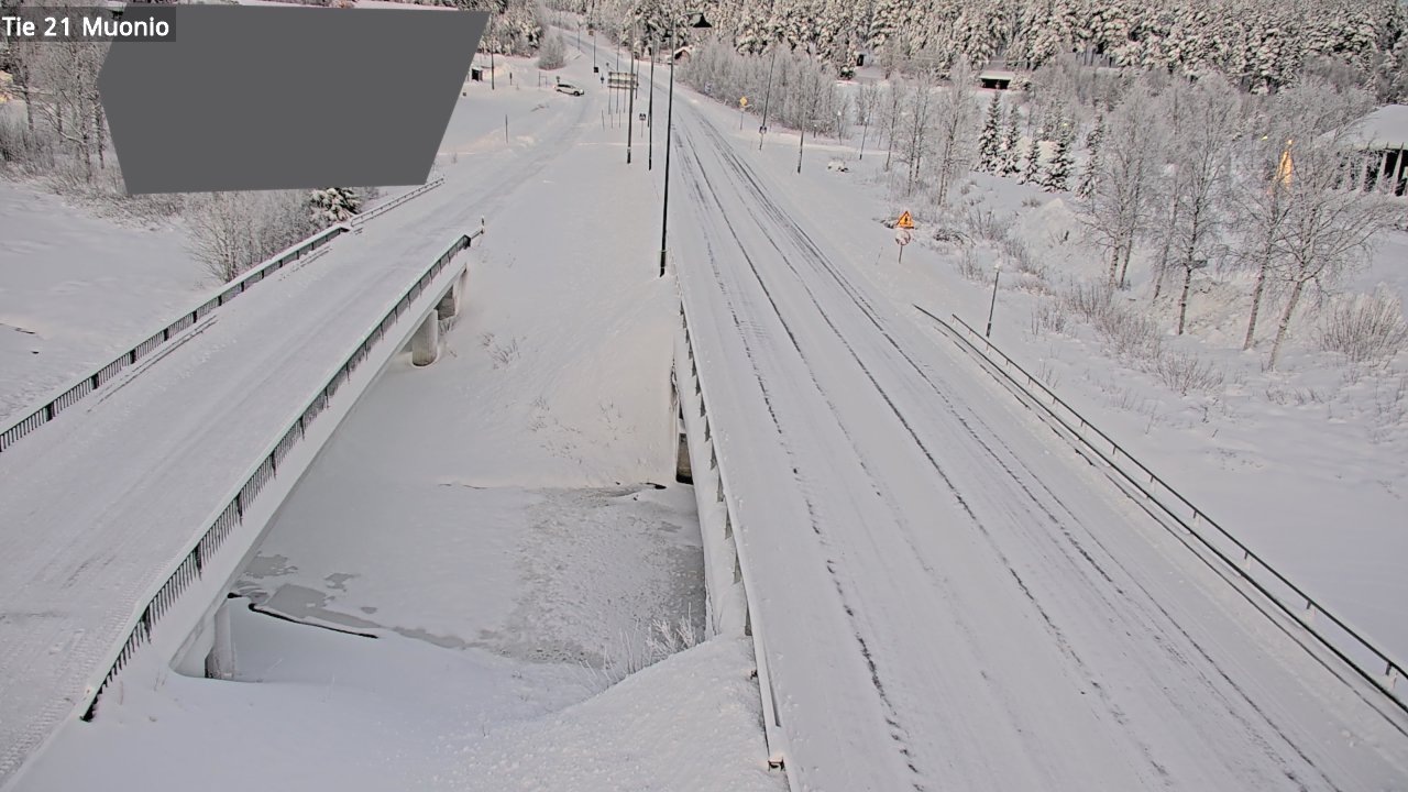 Weather Camera Image Road 21 Muonio, Muonio, Lappi