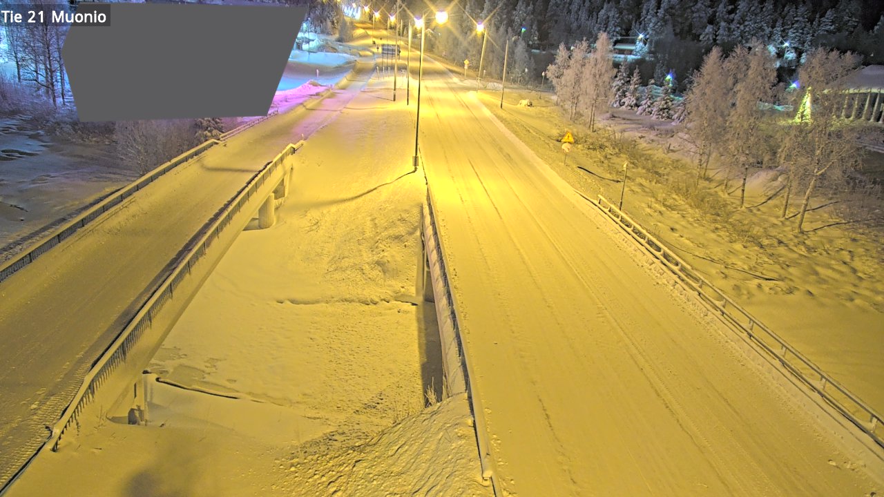Weather Camera Image Väg 21 Muonio, Muonio, Lappi