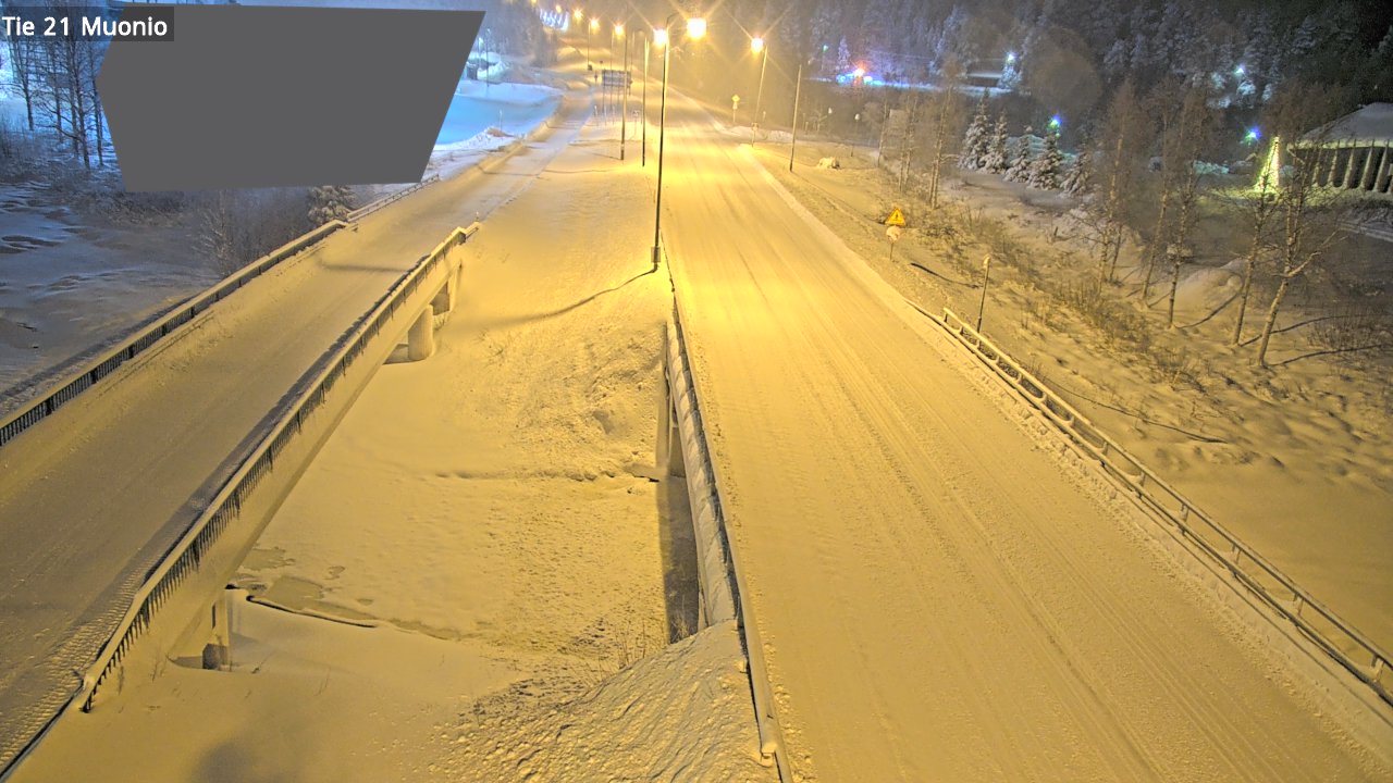 Weather Camera Image Väg 21 Muonio, Muonio, Lappi
