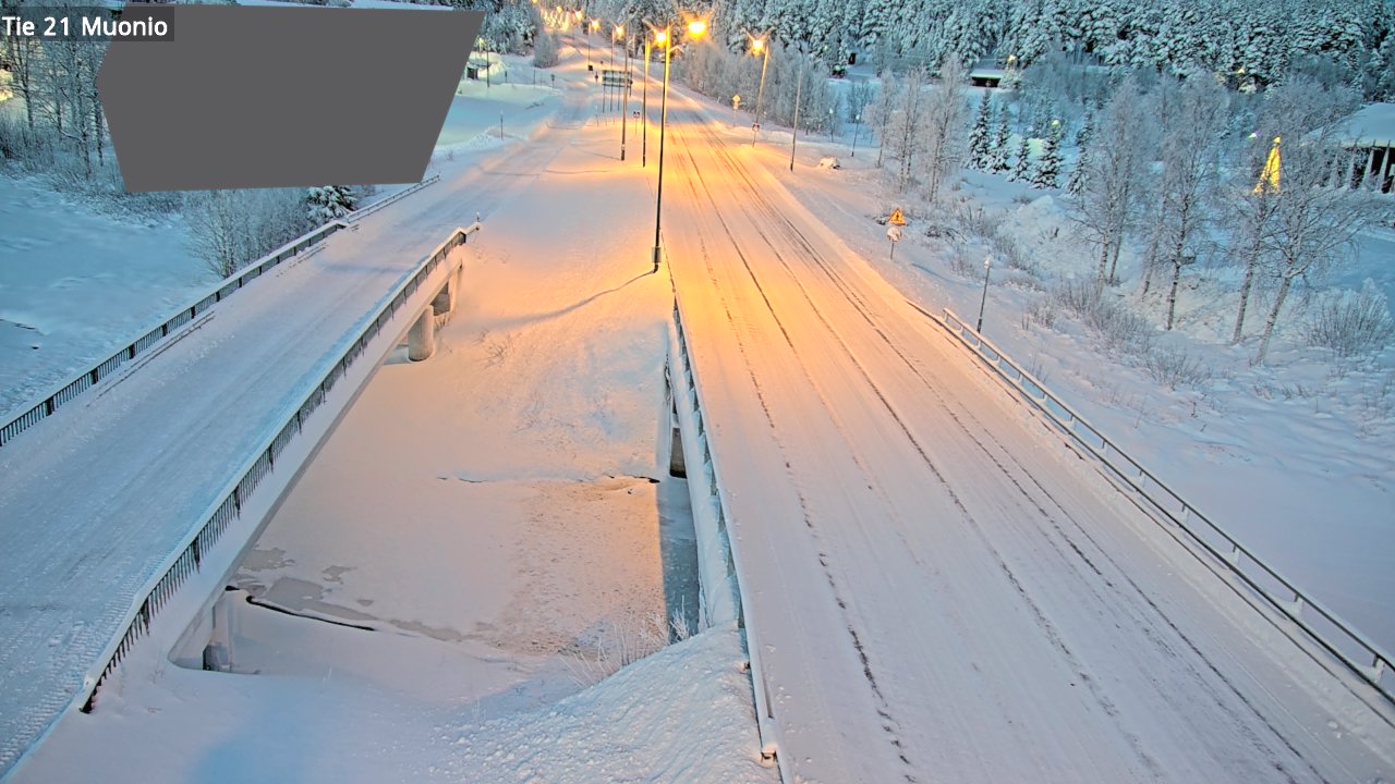 Weather Camera Image Road 21 Muonio, Muonio, Lappi