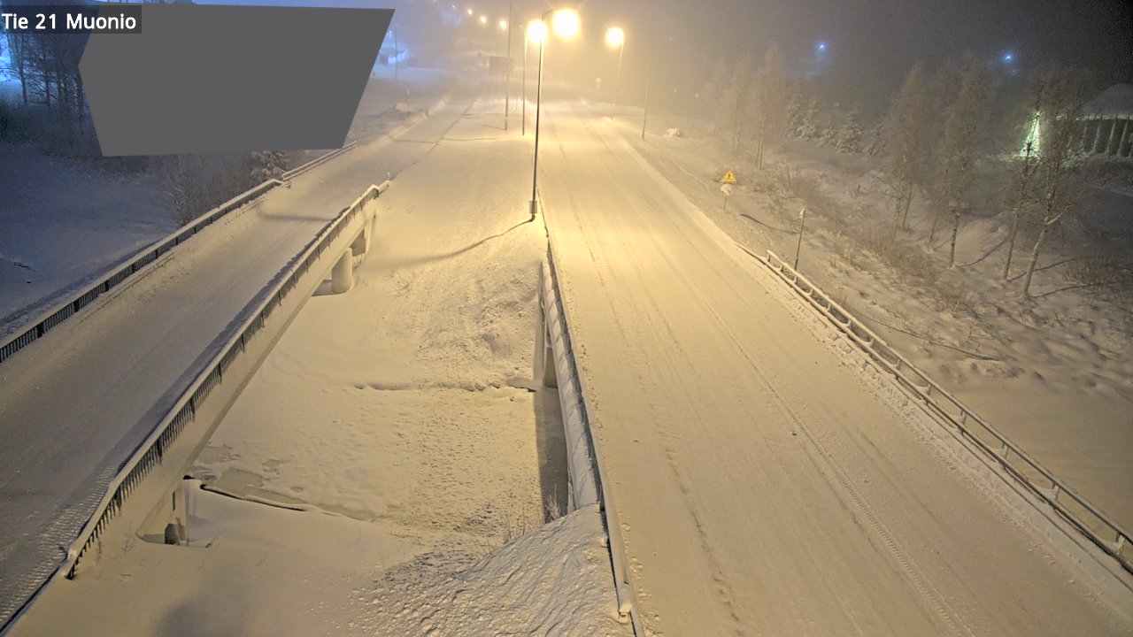 Weather Camera Image Väg 21 Muonio, Muonio, Lappi