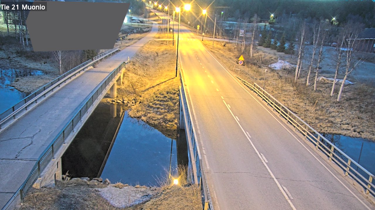 Weather Camera Image Väg 21 Muonio, Muonio, Lappi