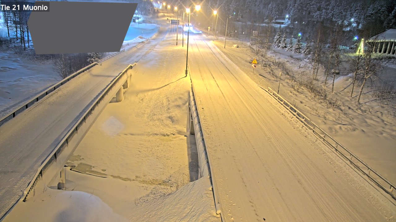 Weather Camera Image Väg 21 Muonio, Muonio, Lappi