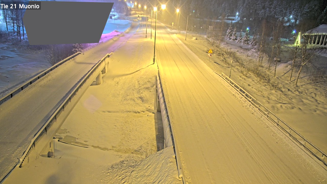 Weather Camera Image Väg 21 Muonio, Muonio, Lappi