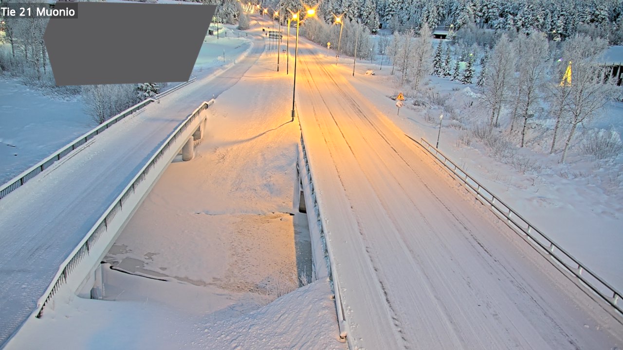 Weather Camera Image Väg 21 Muonio, Muonio, Lappi
