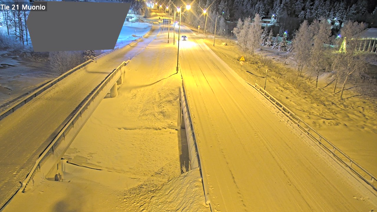 Weather Camera Image Väg 21 Muonio, Muonio, Lappi