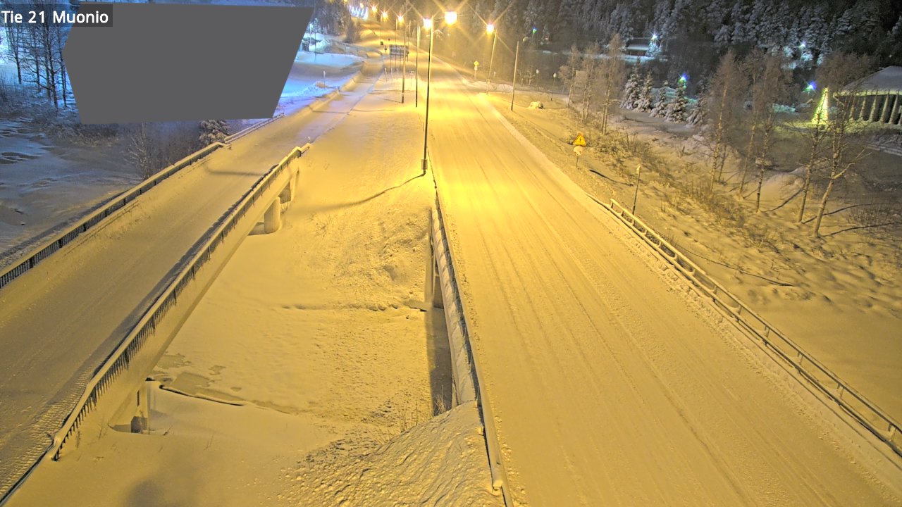Weather Camera Image Väg 21 Muonio, Muonio, Lappi