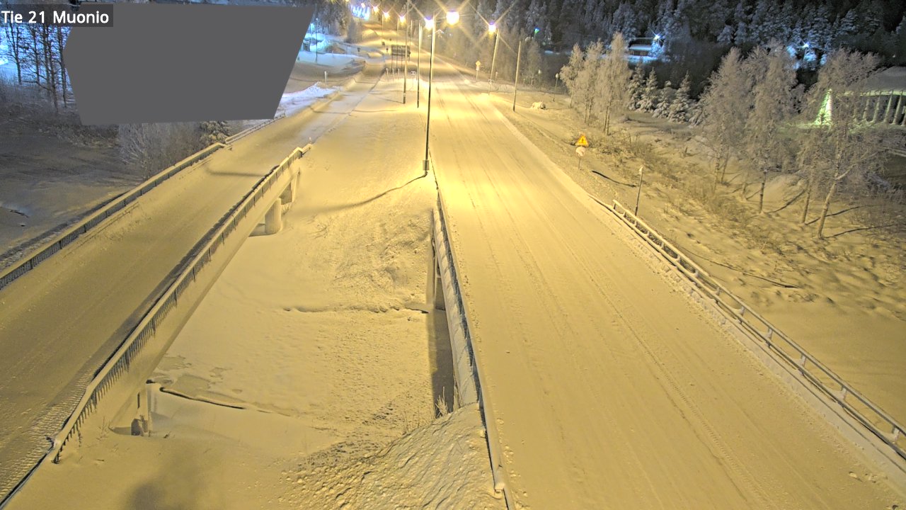 Weather Camera Image Väg 21 Muonio, Muonio, Lappi