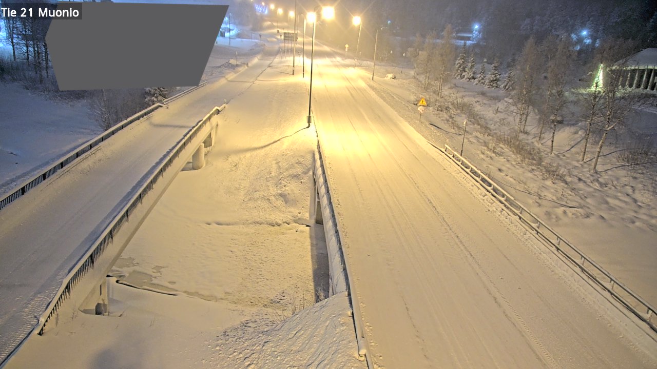 Weather Camera Image Väg 21 Muonio, Muonio, Lappi