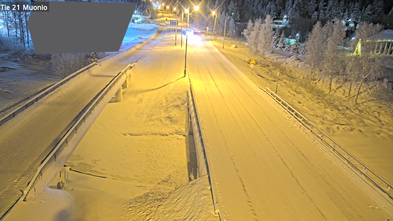 Weather Camera Image Väg 21 Muonio, Muonio, Lappi