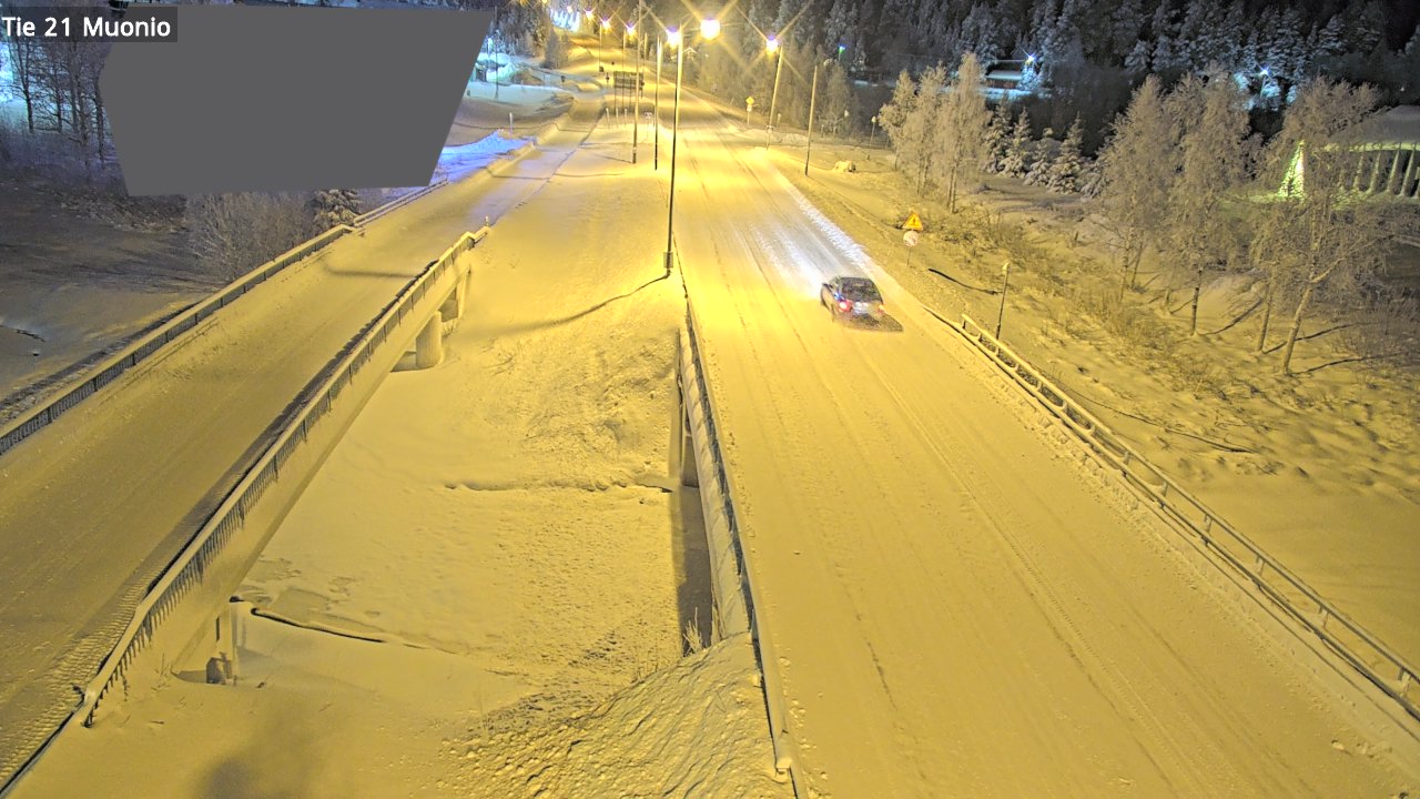 Weather Camera Image Väg 21 Muonio, Muonio, Lappi