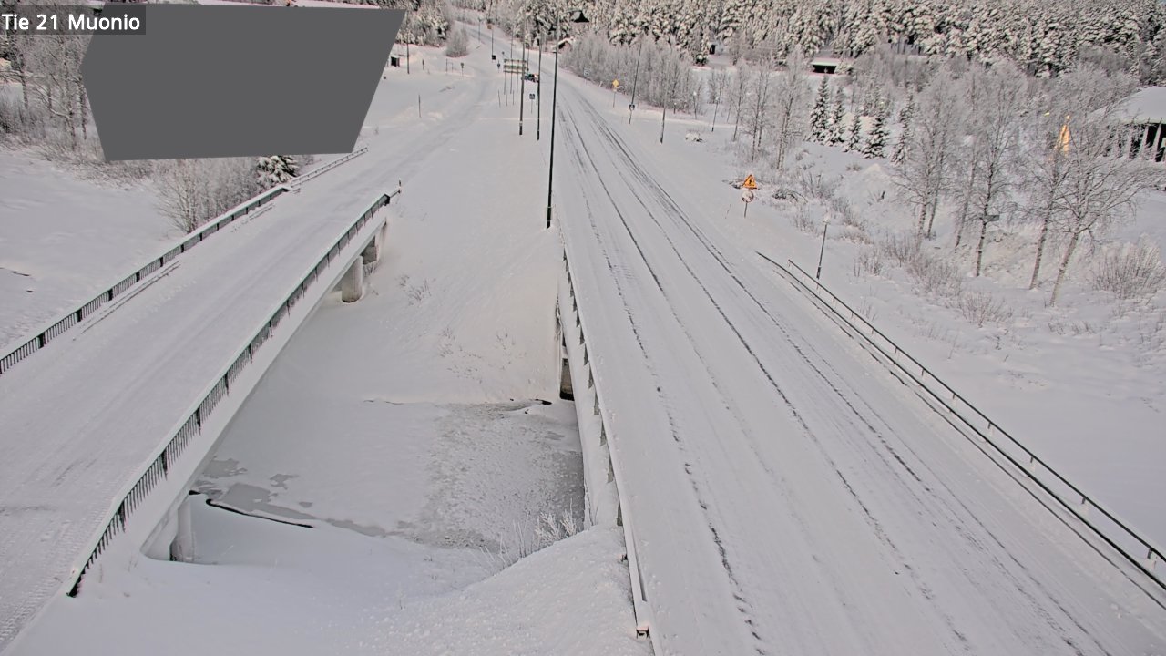 Weather Camera Image Road 21 Muonio, Muonio, Lappi