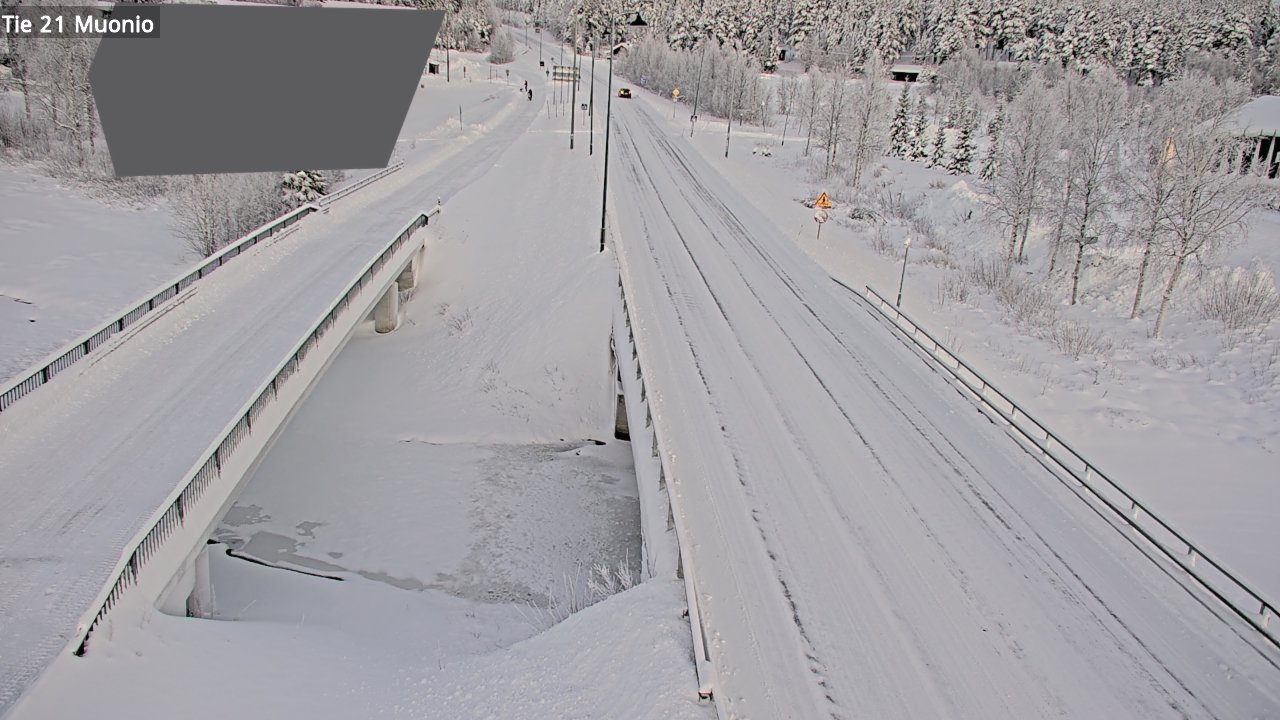 Weather Camera Image Väg 21 Muonio, Muonio, Lappi