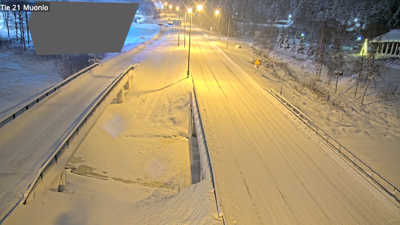 Weather Camera Image Väg 21 Muonio, Muonio, Lappi