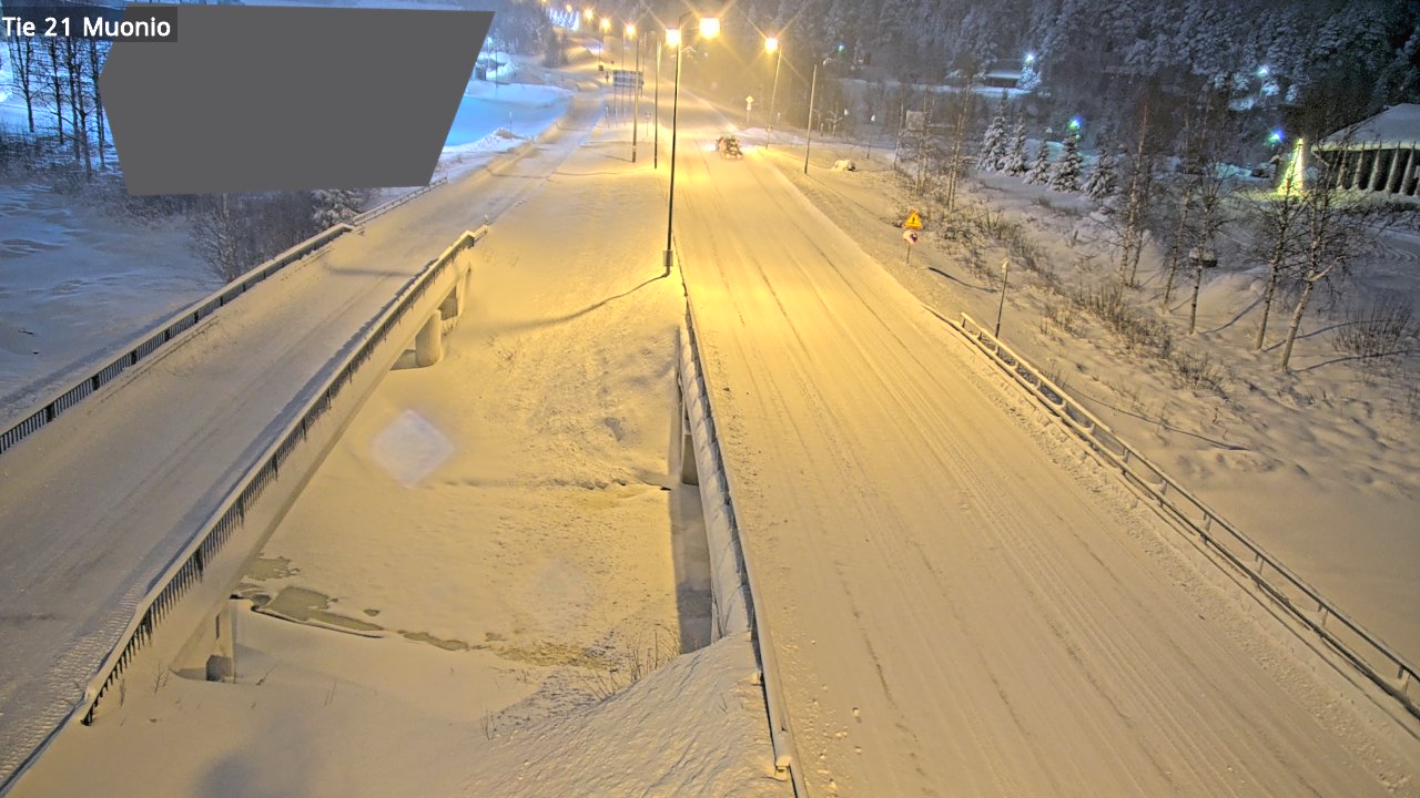 Weather Camera Image Väg 21 Muonio, Muonio, Lappi