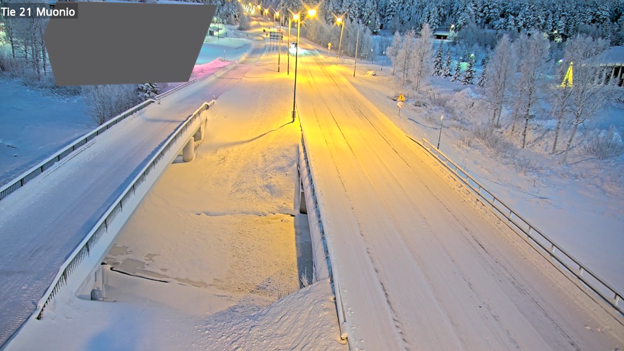 Weather Camera Image Väg 21 Muonio, Muonio, Lappi