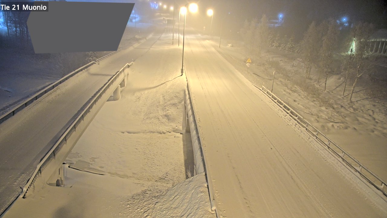 Weather Camera Image Väg 21 Muonio, Muonio, Lappi