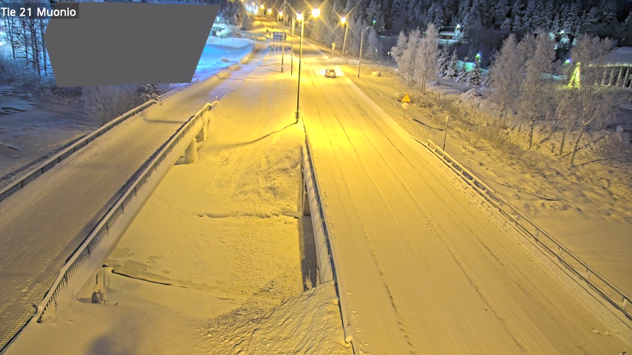 Weather Camera Image Väg 21 Muonio, Muonio, Lappi
