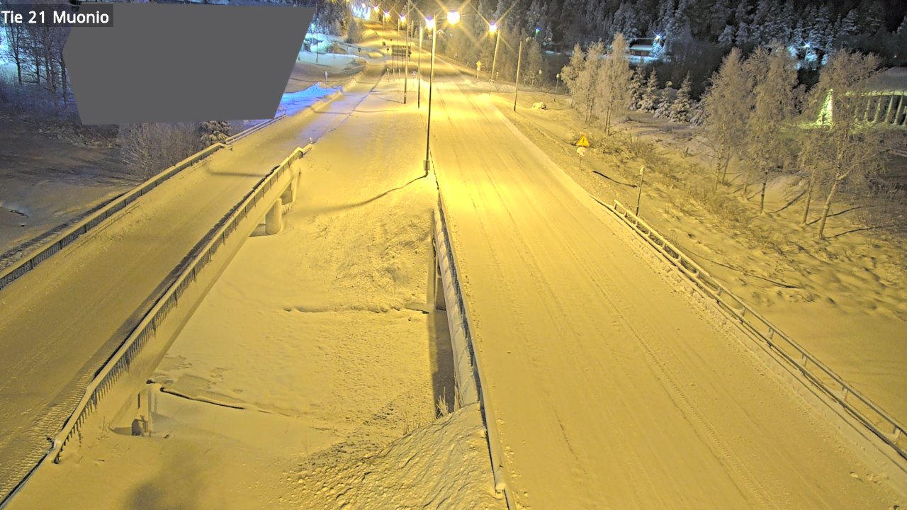 Weather Camera Image Väg 21 Muonio, Muonio, Lappi