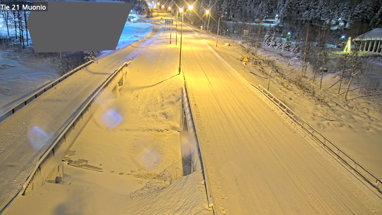 Weather Camera Image Väg 21 Muonio, Muonio, Lappi