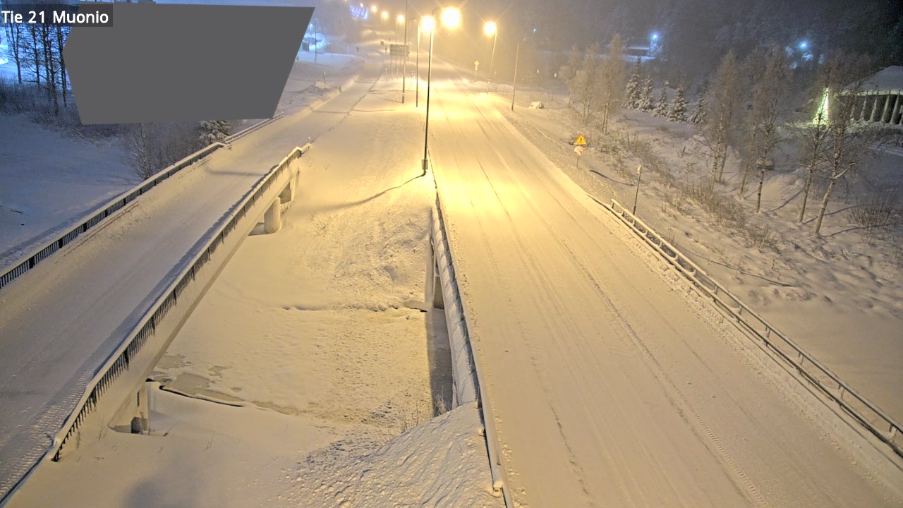 Weather Camera Image Väg 21 Muonio, Muonio, Lappi